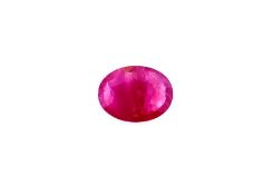 Loose Oval Burmese Ruby 1.29 Carats