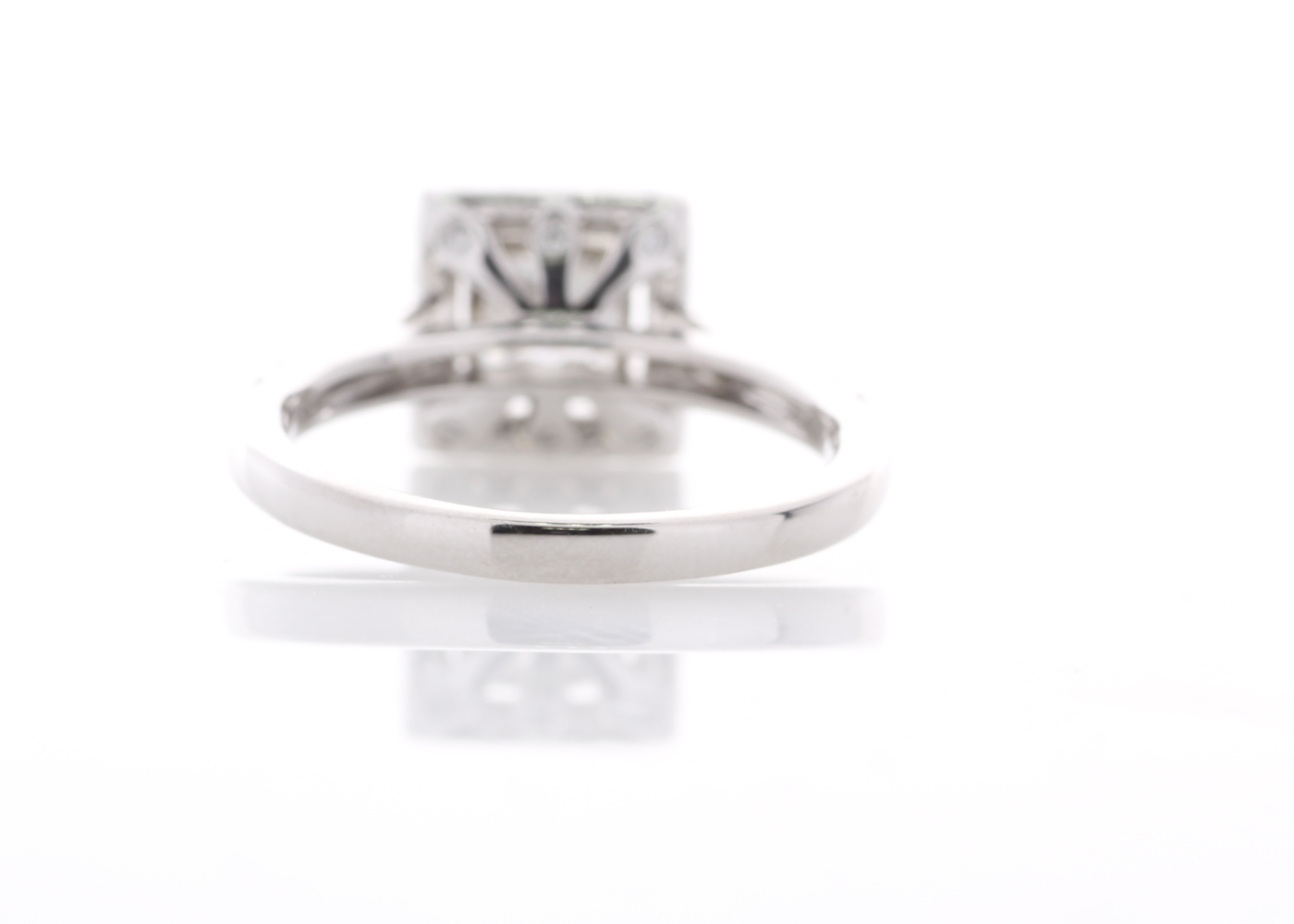 18ct White Gold Single Stone Princess Cut Diamond Ring (1.00) 1.34 Carats - Image 3 of 5