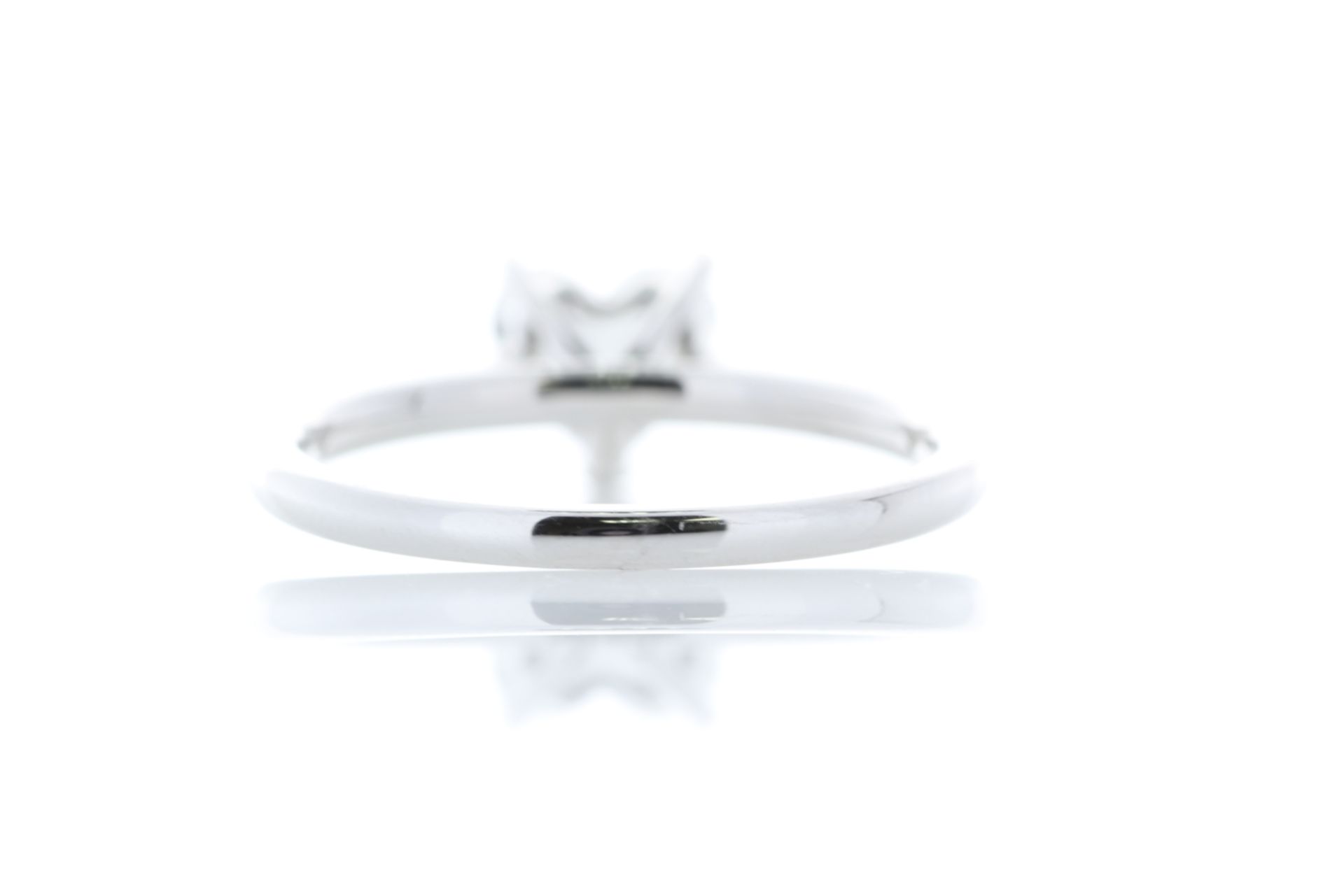 18ct White Gold Single Stone Heart Cut With Stone Set Shoulders Diamond Ring (1.00) 1.17 Carats - Image 3 of 5