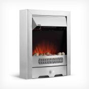 (S301) 2000W Freestanding Fireplace Beat the winter chill with this charming electrical firepl...