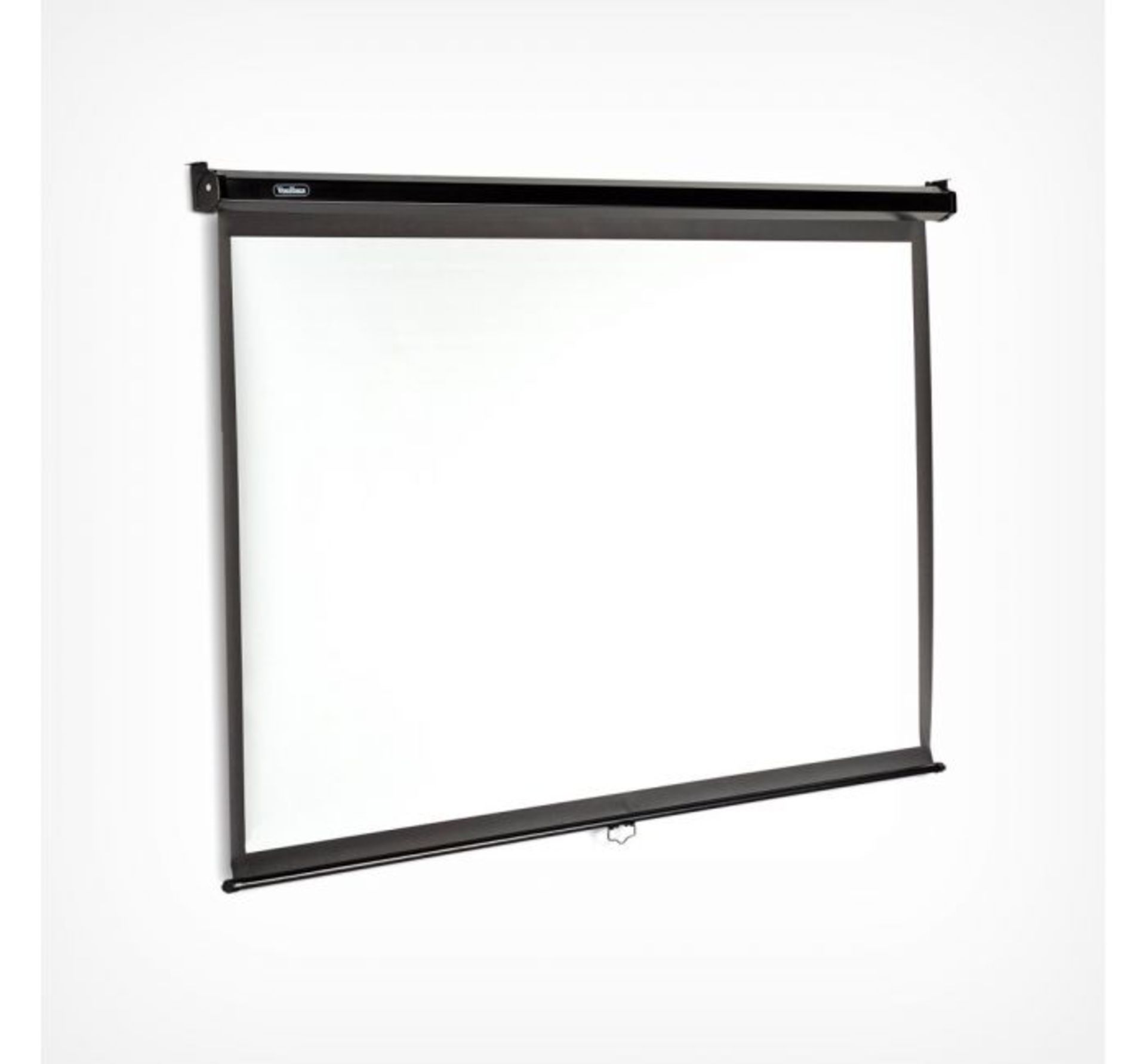 (KG6) 80-Inch Pull-Down Projector Screen. Create that buzz of the cinema at home with a large 8... - Image 4 of 4