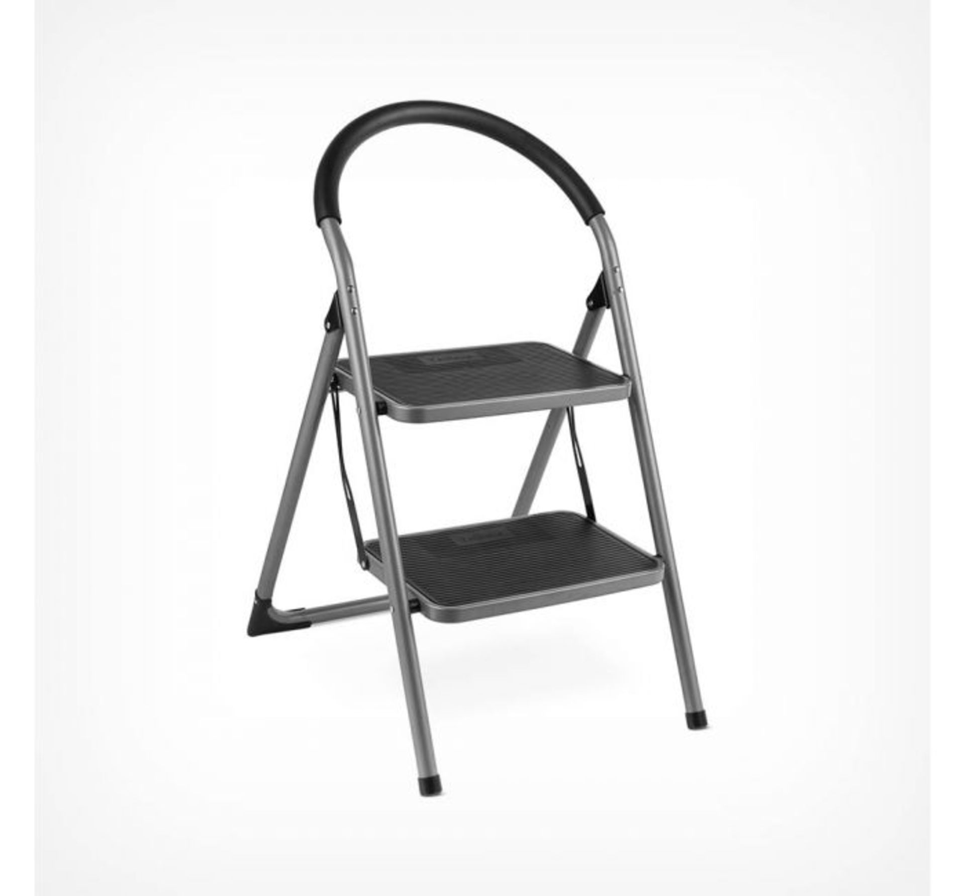 (K6) Premium 2 Step Ladder Distributes weight evenly for total stability Anti-slip steps and ... - Image 2 of 3