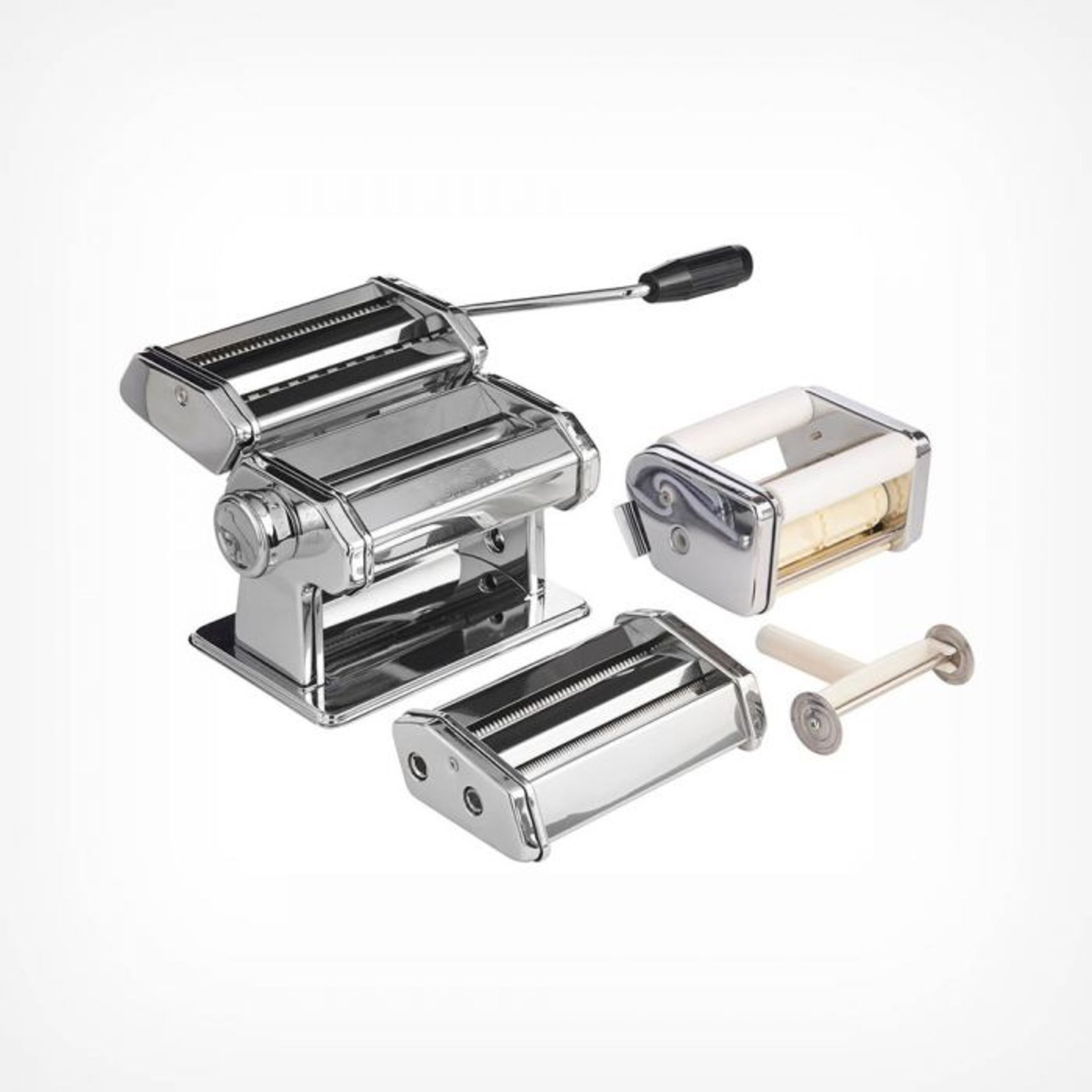 (V202) Manual Pasta Machine Perfect for making fresh homemade pasta dishes Fully and easily a... - Image 2 of 4