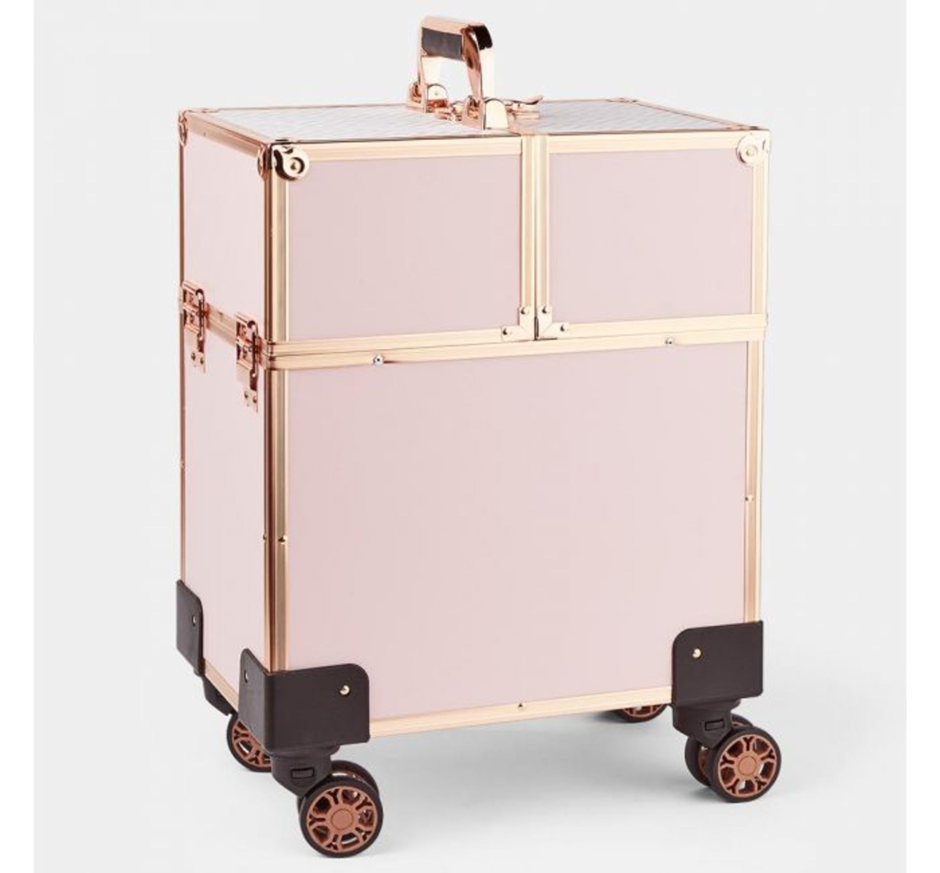 (D4) Beauty Trolley Extending suitcase-style handle for comfortable, easy transportation (88cm... - Image 3 of 6
