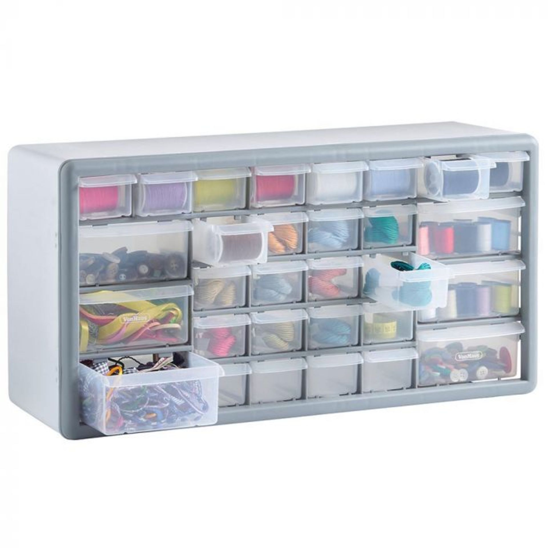 (S363) White 30 Drawer Organiser Perfect for storing small parts such as nuts, bolts, screws, ... - Image 3 of 4