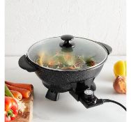 (KG28) 5L Electric Wok. Non-stick coating ensures easy cleaning and healthy little-to-no-oil co...