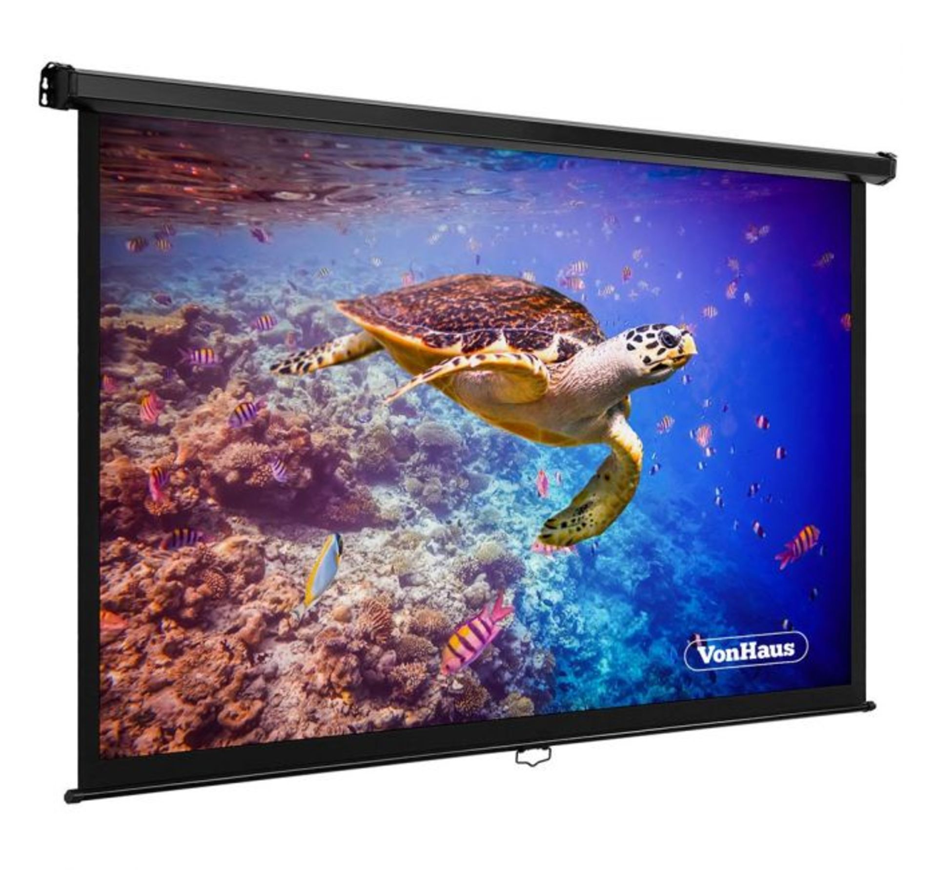 (KG7) 90" Projector Screen. Create the perfect Home Cinema Experience or Office Presentation Sc...