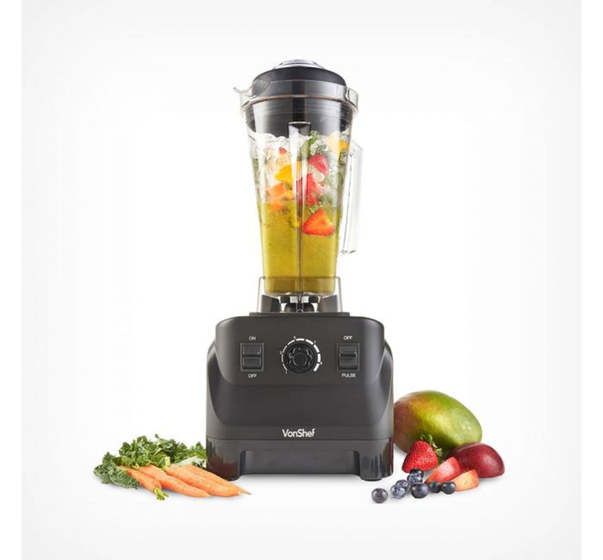 (D5) 1500W Professional Blender Ideal for making shakes, soups, fruit and vegetable juices, th... - Image 2 of 4