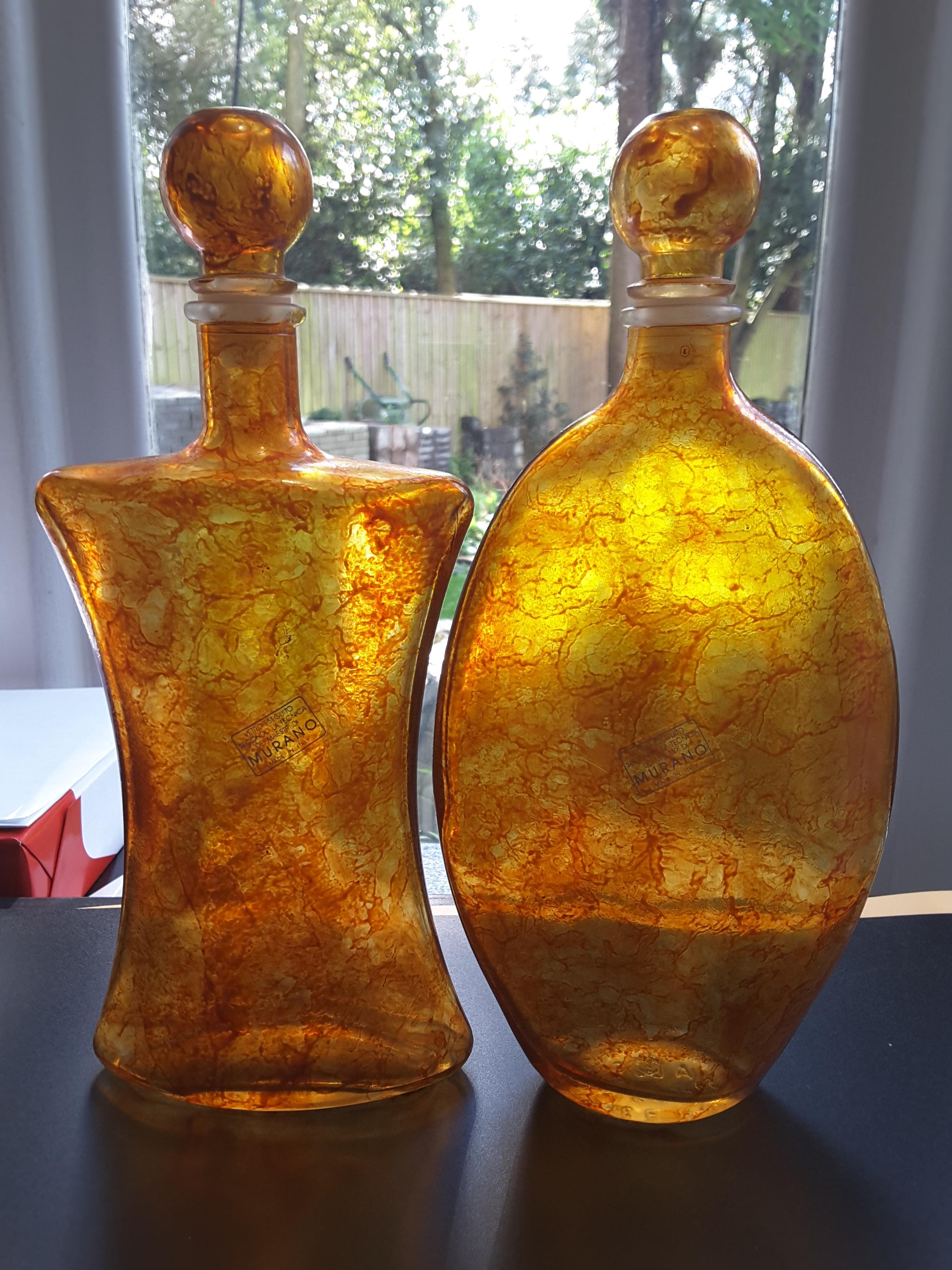 A Pair Of Murano Glass Decanters - Image 6 of 6