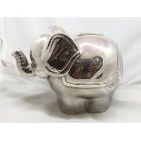 Tiffany Rare Solid Silver Elephant Piggy Bank