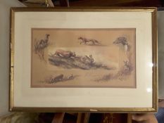 Mick Cawston Limited Edition Signed Print Of Lurchers - Four Of A Full Set Of 4 Prints