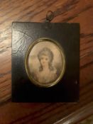 Portrait Miniature Of An 18Th Century Lady