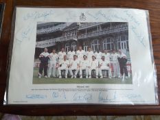 1992 England Cricket Team Photo