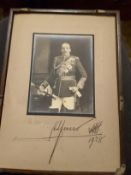 King Alfonso Of Spain Signed Print