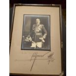 King Alfonso Of Spain Signed Print