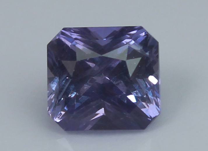 1.09 Ct Violet Sapphire, untreated, Color Change Effect