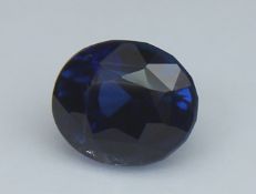 1.08 Ct Sapphire, deep blue