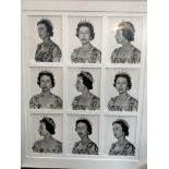 Royalty 1963. Queen Elizabeth II Group of nine original portrait photographs taken by renowned Cour