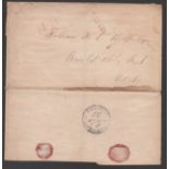 Hawaii / Mexico 1838 Entire Whaling Letter (small faults) headed "Sandwich Islands Mowee (Maui)