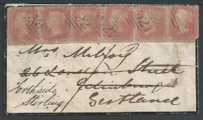 G.B - Used Abroad / Mailboat Cancels 1864 Cover (minor soiling) to Scotland
