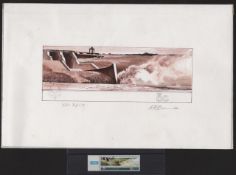 SOUTH WEST AFRICA / NAMIBIA 1980. Water Conservation set: original artwork in pen and ink, white and