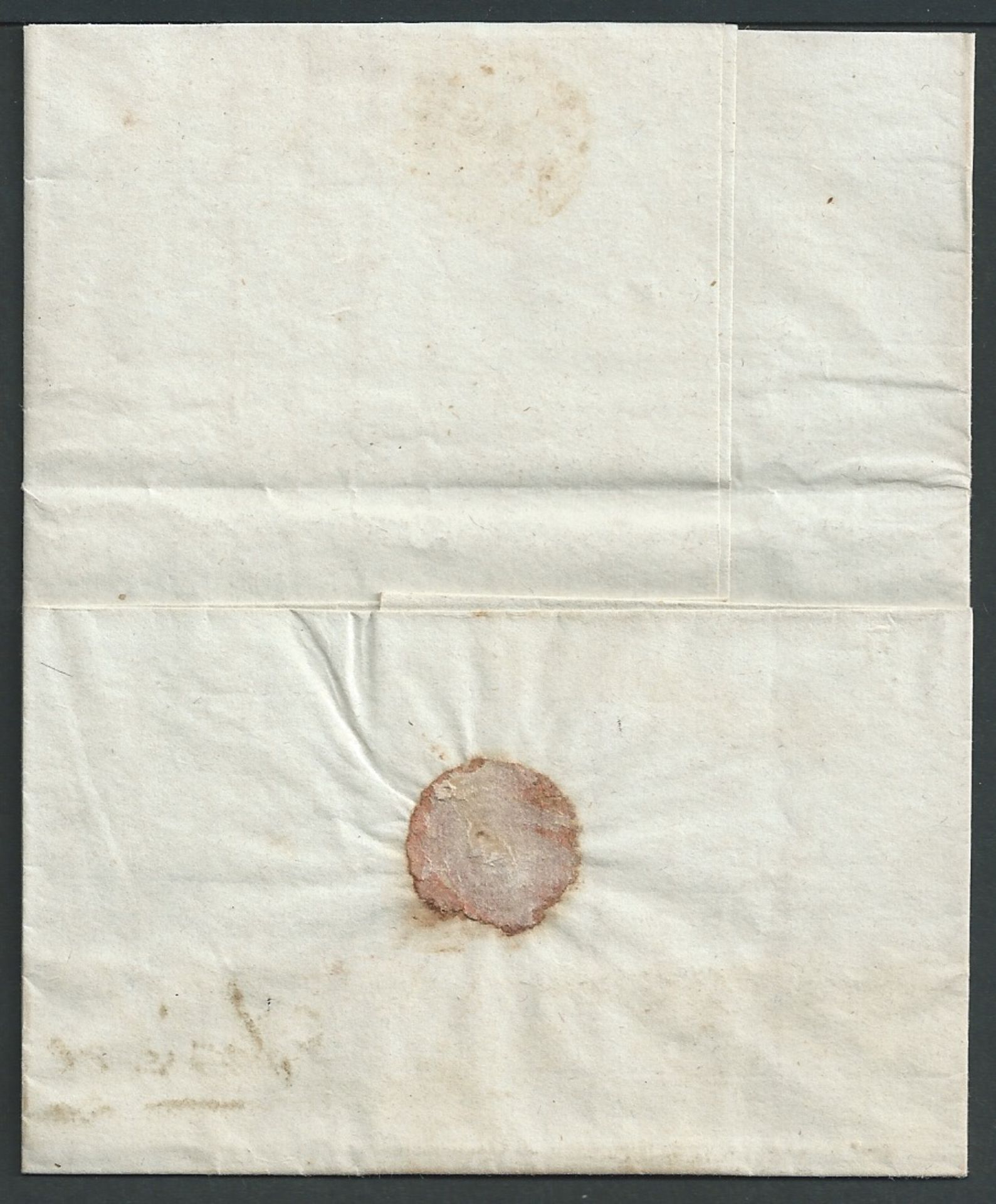 Austria 1830 Entire letter from Dobrota (the port for Cattaro) to Trieste, with a very fine strike - Image 2 of 3