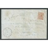 G.B. - Air Mails 1933 (June 1) Cover to New York carried by Amy Johnson. KGV 1 1/2d cancelled in...