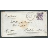 Labuan 1891 Cover to England (minor seal stain) bearing 1891 6 cents on 8c mauve