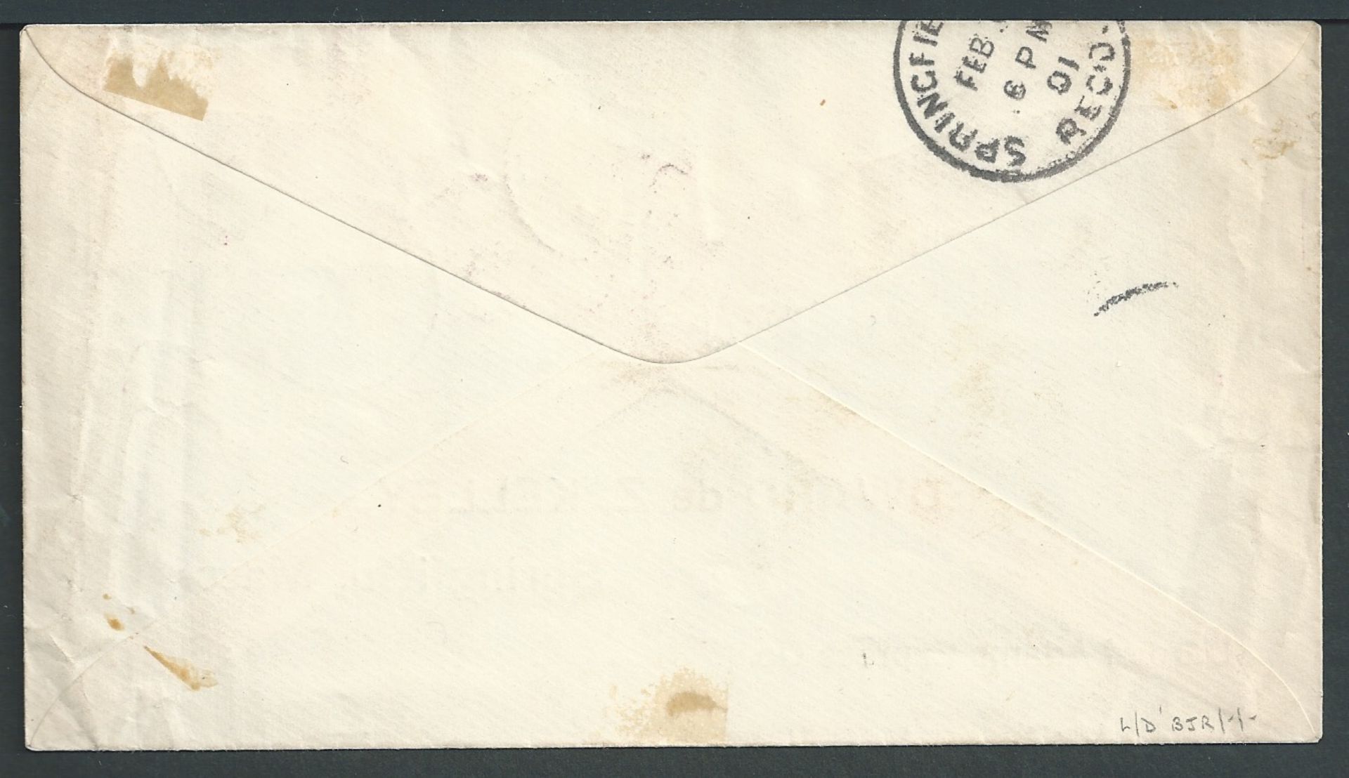 Bechuanaland Protectorate 1900 Cover from Palapye to USA - Image 2 of 2