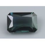 1.24 Ct Green Sapphire, Untreated