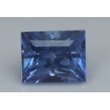 1.23 Ct Blue Sapphire, Untreated