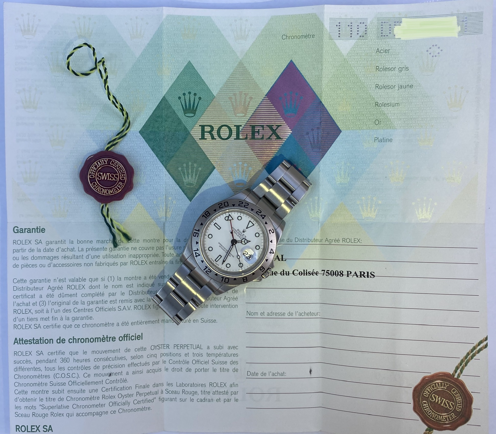 Rolex Explorer Il - Image 7 of 10