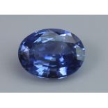 1.14 Ct Blue Sapphire