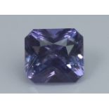 1.09 Ct Violet Sapphire, Untreated, Color Change Effect