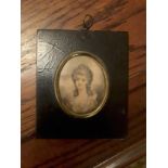 Portrait Miniature Of An 18Th Century Lady