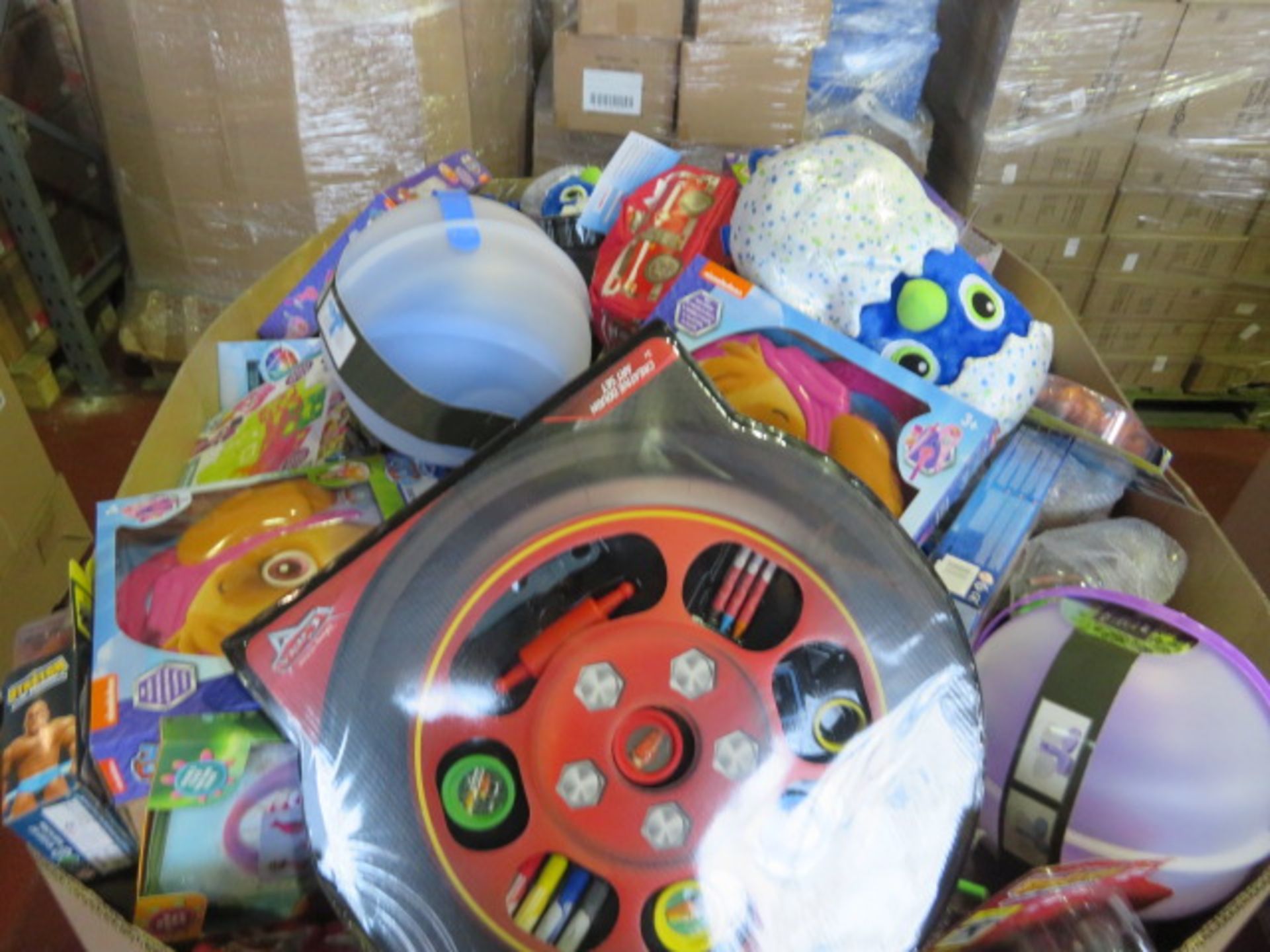 (P14) LARGE PALLET OF BRAND NEW STOCK TO INCLUDE: CARS MARBLE RACE SETS, DISNEY PAINT YOUR OWN ... - Image 2 of 6