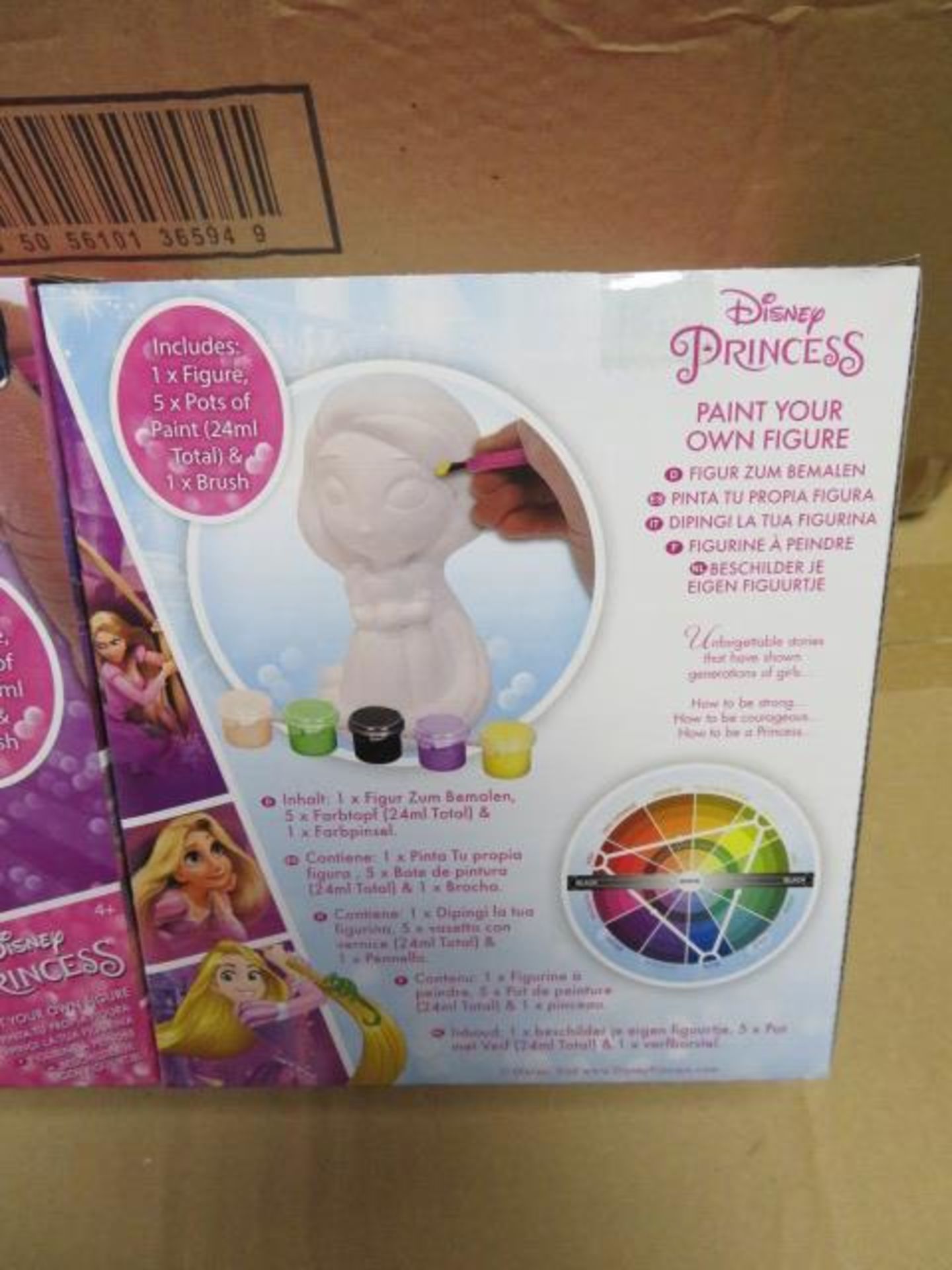 (123) PALLET TO CONTAIN 300 X BRAND NEW DISNEY REPUNZAL PAINT YOUR OWN ELSA FIGURES. COMPLETE W... - Image 3 of 3