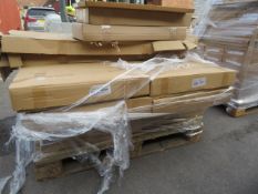 (K10) LARGE PALLET TO CONTAIN APPROX. 13 ITEMS OF KITCHEN STOCK TO INCLUDE: 450MM BASE CABINETS...