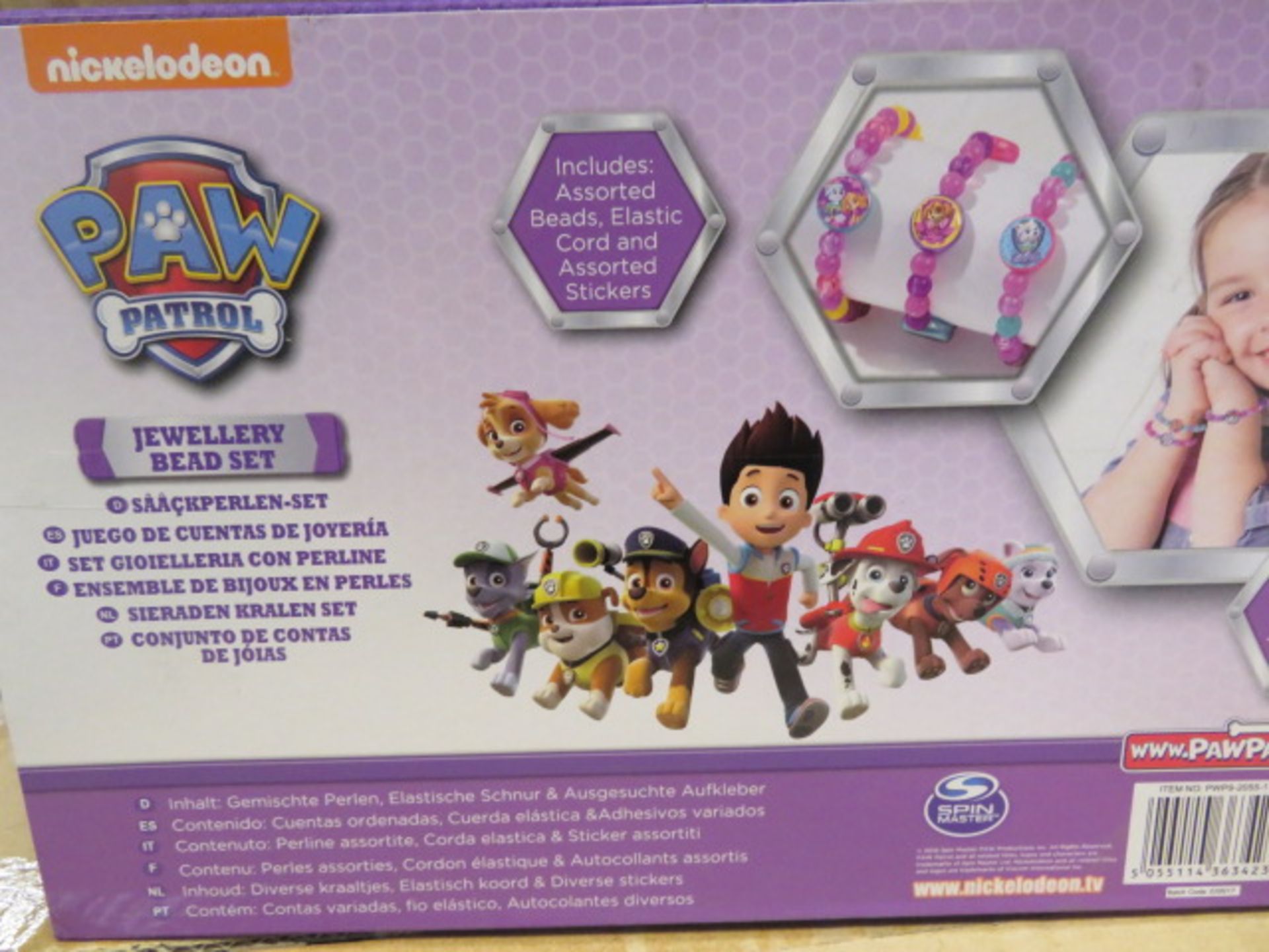 (71) PALLET TO CONTAIN 120 x BRAND NEW NICKELODEON PAW PATROL JEWELLERY BEAD SETS. CREATE YOUR ... - Image 3 of 3