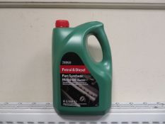 8 X TESCO PETROL & DIESEL PART SYNTHETIC MOTOR OIL 10W/40 4 LITRE. UK DELIVERY AVAILABLE FROM ...