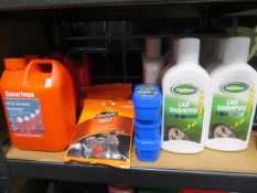 25 x ITEMS TO INCLUDE 3 x SWARFEGA OIL & GREASE REMOVER 2L, 10 x TRIPLEWAX CAR SHAMPOO 1L, 4 x ...