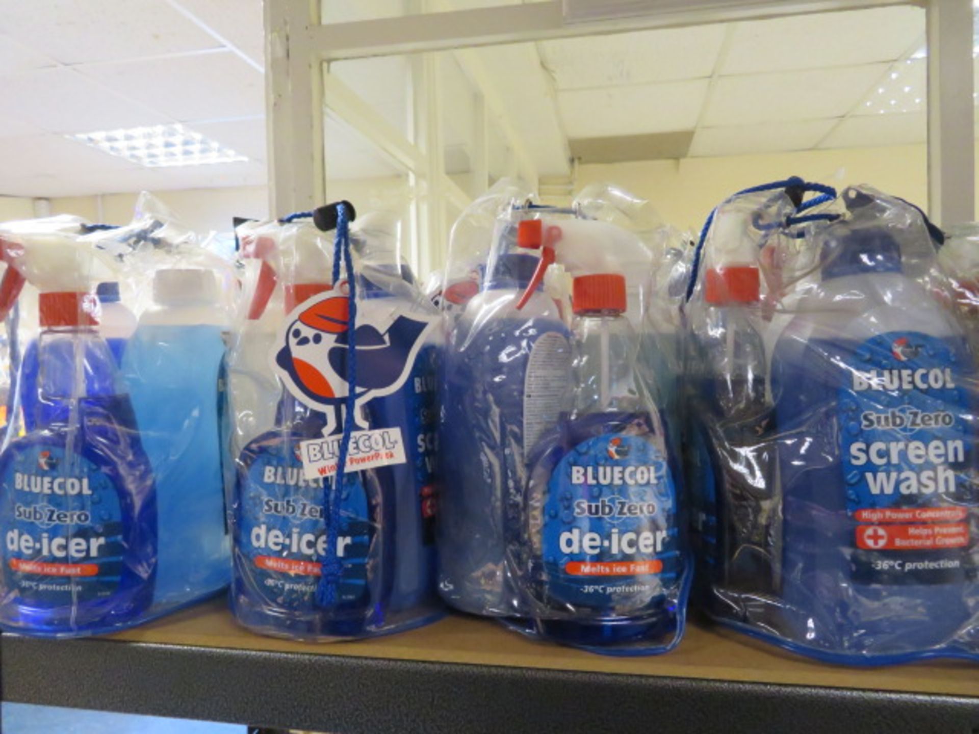 12 x BLUECOL WINTER POWERPACK. EACH INCLUDES: 1x BLUECOL SCREENWASH 1L, 1 x BLUECOL ANTIFEEEZE ...