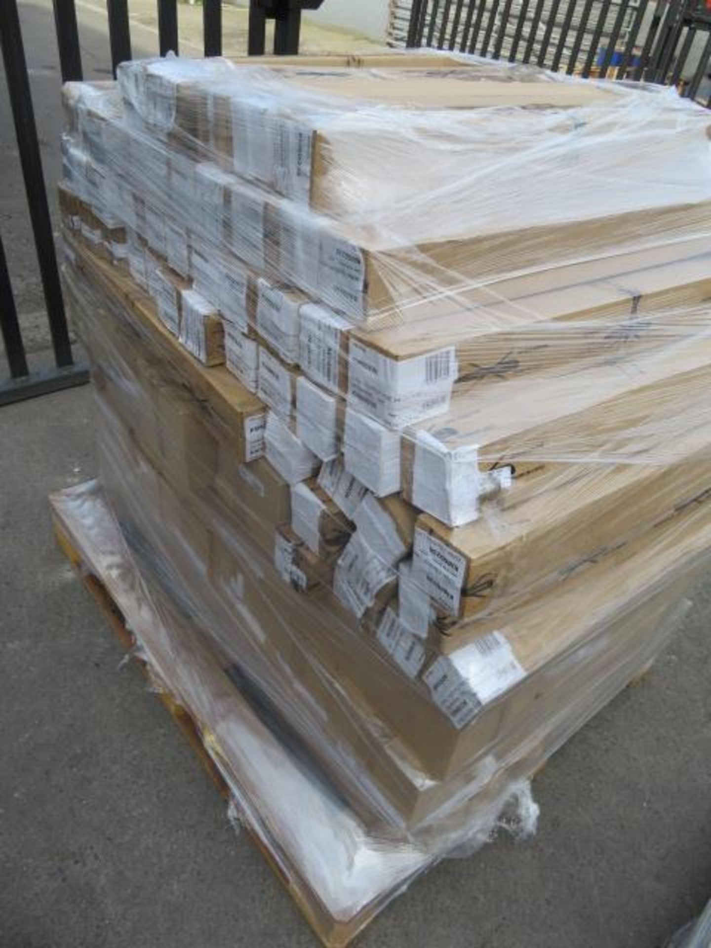 (K8) LARGE PALLET TO CONTAIN APPROX. 78 ITEMS OF KITCHEN STOCK TO INCLUDE: EXTENSION CURVED PLI... - Image 2 of 4