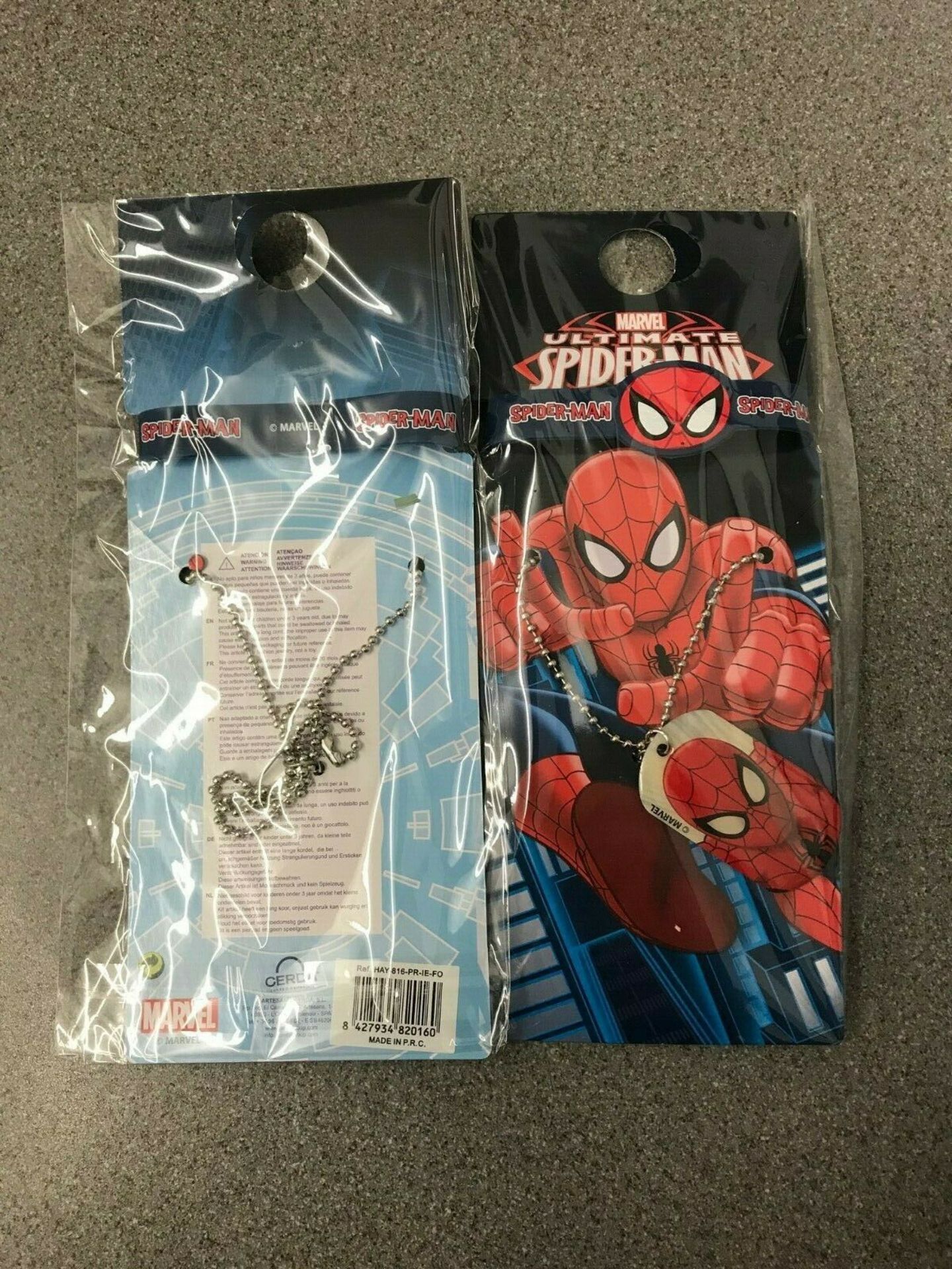 WHOLESALE JOB LOT 96 X BRAND NEW SPIDERMAN NECKLACE AND BRACELET SET. RRP £4.99 EACH. BR... - Image 2 of 3