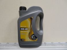 12 X TESCO MOTOR OIL 5W/40 FULLY SYNTHETIC 2LITRE. UK DELIVERY AVAILABLE FROM £14 PLUS VAT. H...