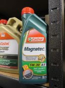 12 x CASTROL MAGNATEC 5W-30 FULLY SYNTHETIC MOTOR OIL. UK DELIVERY AVAILABLE FROM £14 PLUS VAT...