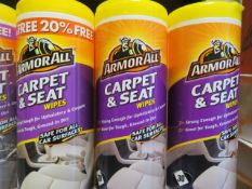 23 X ARMORALL CARPET & SEAT 30 PACK WIPES 20% EXTRA FREE. UK DELIVERY AVAILABLE FROM £14 PLUS ...