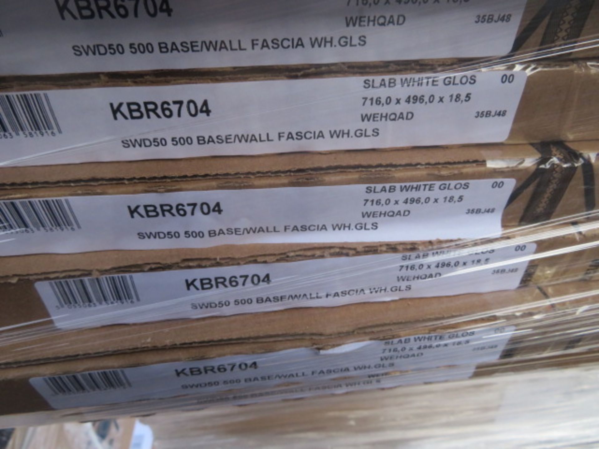 (K14) LARGE PALLET TO CONTAIN APPROX 74 ITEMS OF KITCHEN STOCK TO INCLUDE: VARIOUS GLOSS WHITE ... - Image 2 of 3