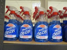 24 x CARPLAN BLUE STAR DE-ICER 500ML. UK DELIVERY AVAILABLE FROM £14 PLUS VAT. HUGE RE-SALE PO...