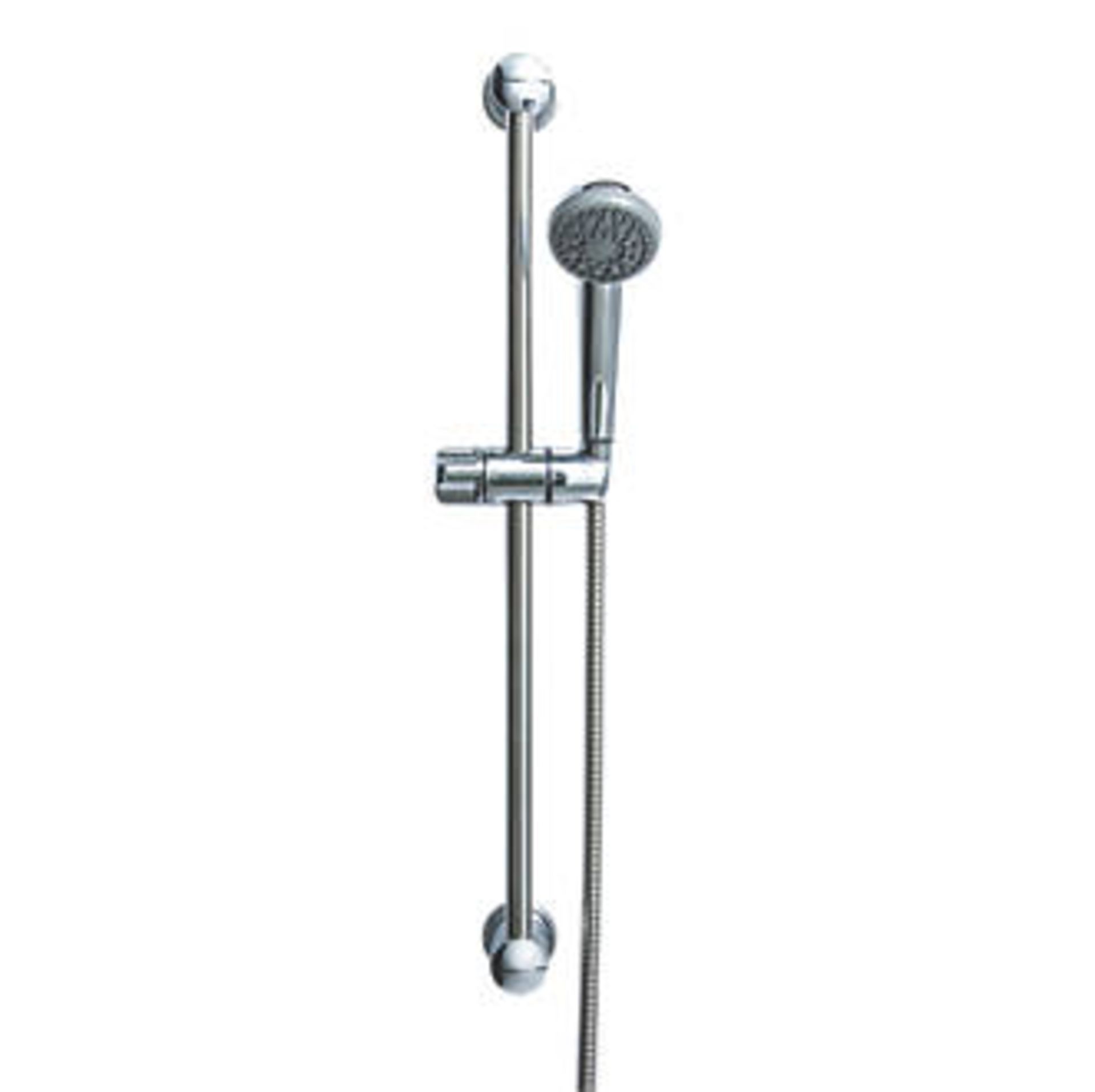 (SH1020) Zaina Chrome effect Shower kit. This shower kit from has a chrome effect finish, and ...